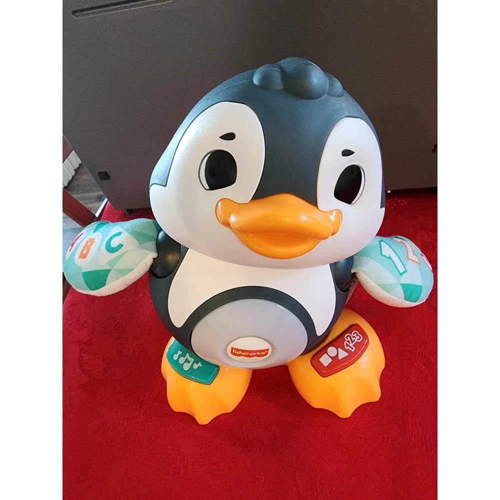 Fisher-Price Linkimals Cool Beats Penguin Learning Toy Lights Sounds Tested